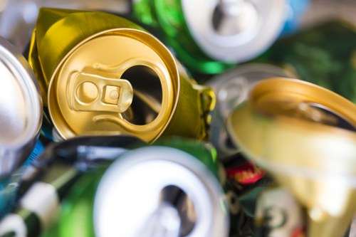 Different types of business waste including paper and plastics