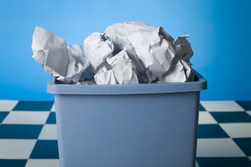 Neasden commercial area benefiting from waste removal services